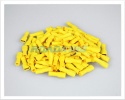 Shrouded Female Blade Terminals | Insulated Yellow Female Terminals 2.5 - 6.0mm | 100 Pcs